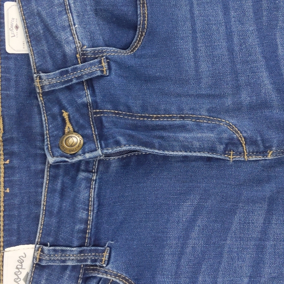 Lee Cooper Women's Jeans Size 12 Blue Denim Crop Skinny - Picture 6 of 14